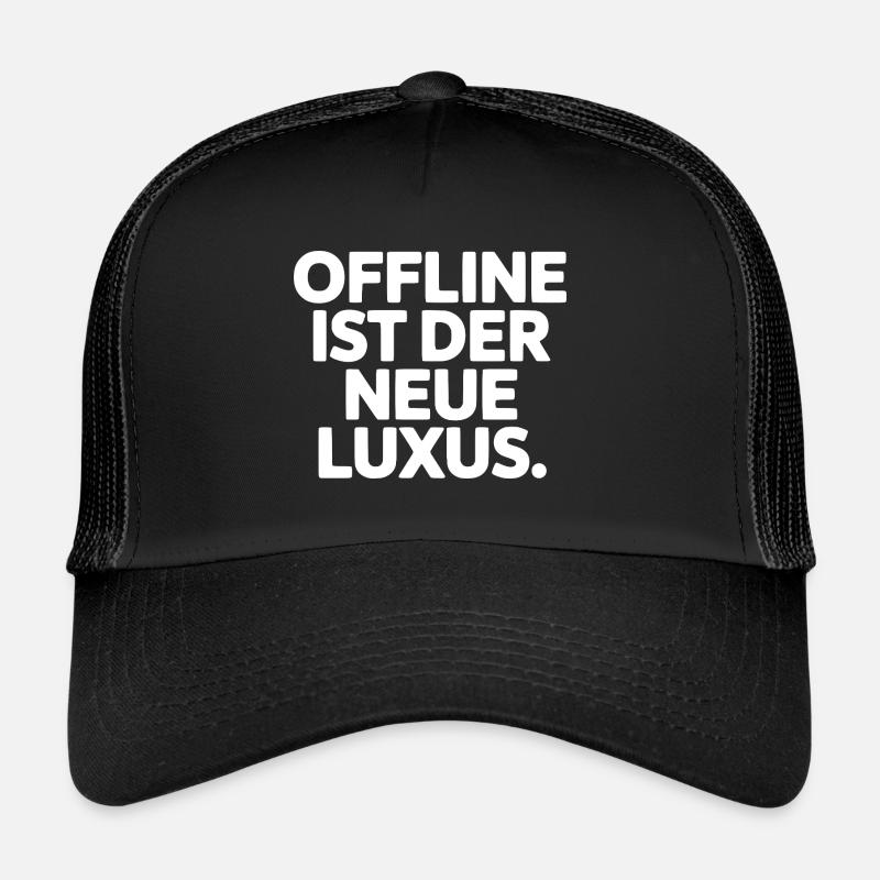 Statement: Offline ist Luxus Trucker Cap