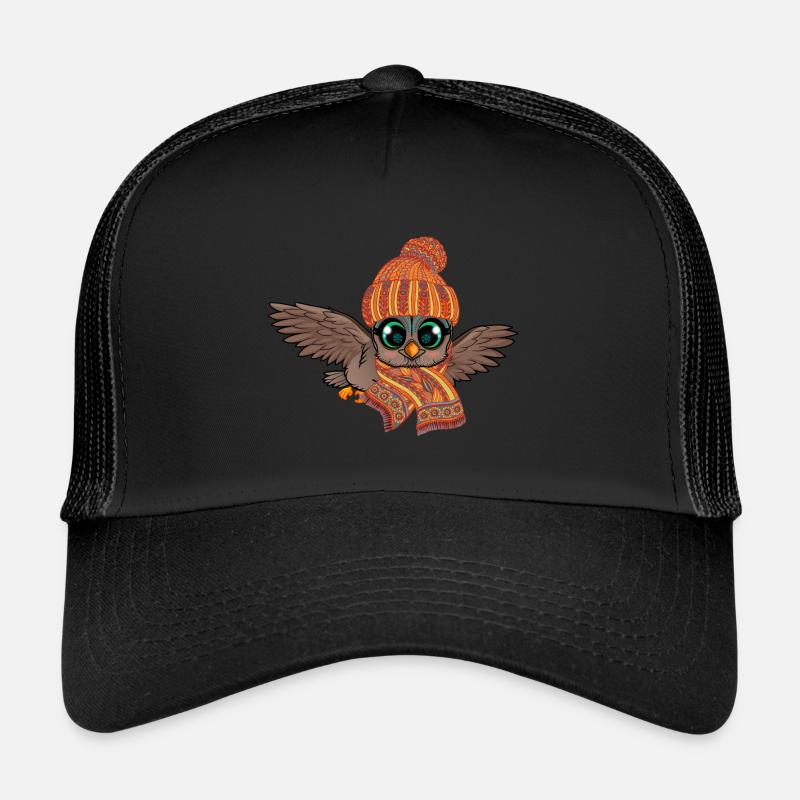 Frosteule Eule Frostbeule Herbst Winter Trucker Cap