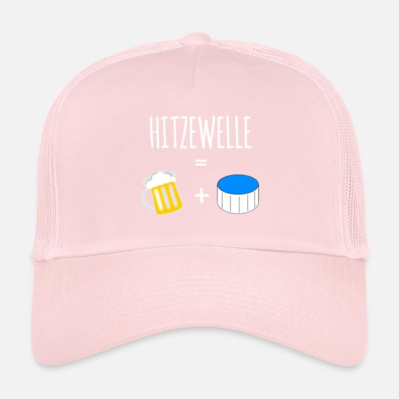 Hitzewelle mit Bier im Pool Trucker Cap