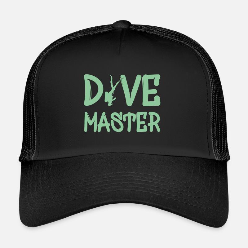 Dive Master Diving Scuba Diver Trucker Cap