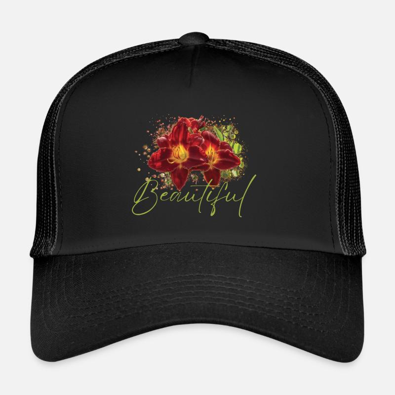 Schöne Euphrosyne-Blüten Trucker Cap