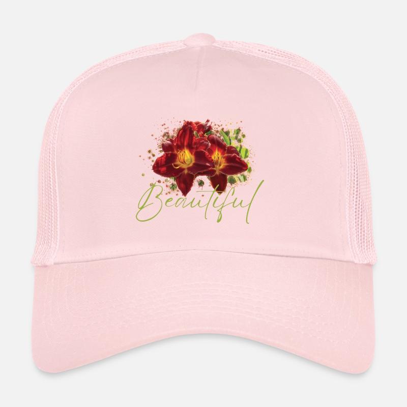 Fleurs Beautiful Euphrosyne Casquette trucker