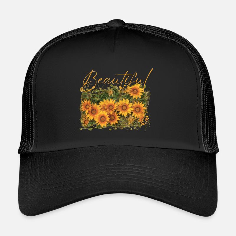 Fleurs Beautiful Amaterasu Casquette trucker 
