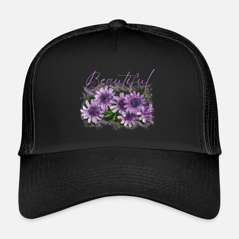 Schöne Persephone-Blumen Trucker Cap
