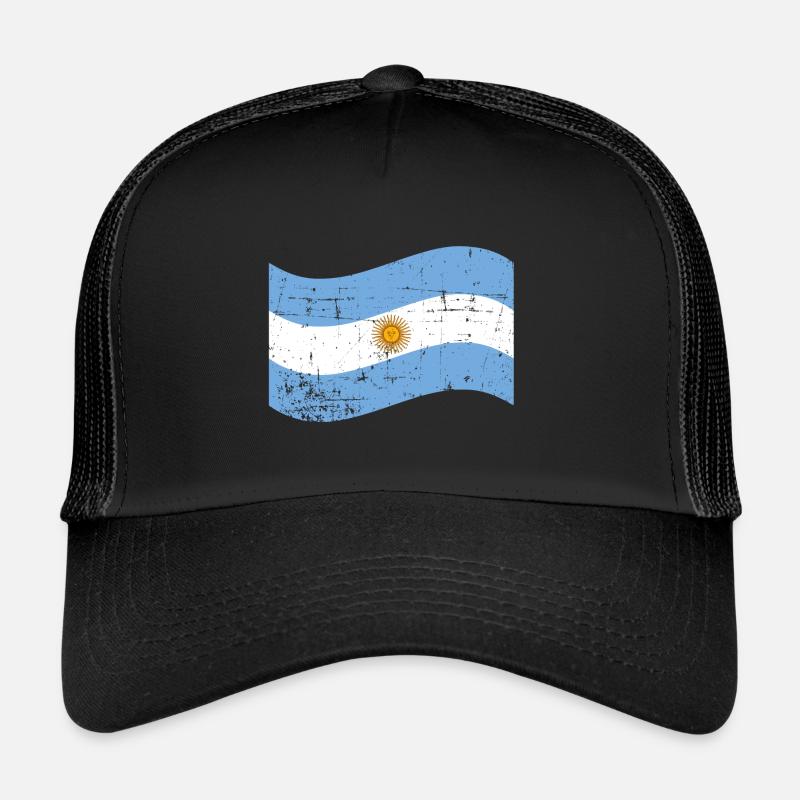 Argentine - Casquette trucker  - noir/noir