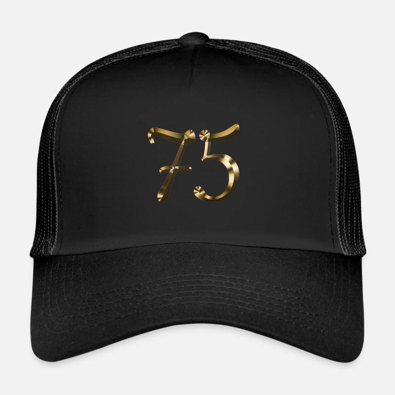 75e anniversaire 75 ans d'or 75e anniversaire Casquette trucker 