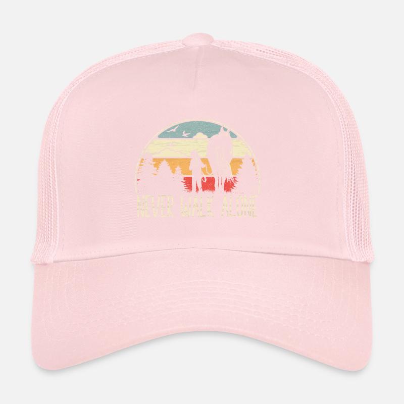 Cheval - Never walk alone - fidèle compagnon Casquette trucker 