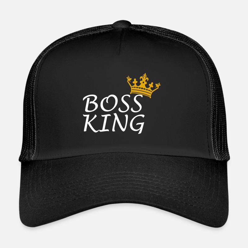 Boss King Gift Men King Trucker Cap
