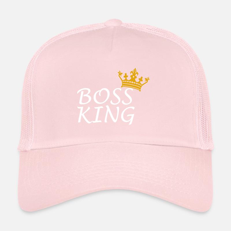 Boss King Geschenk Männer König Trucker Cap