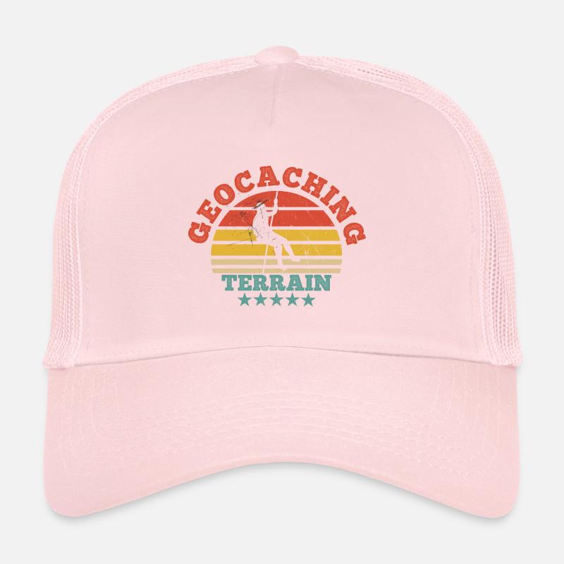 Geocaching Difficulty Terrain 5 stars Trucker Cap