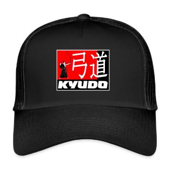 Kyudo - Tir à l’arc japonais - Casquette trucker  - noir/noir - Devant
