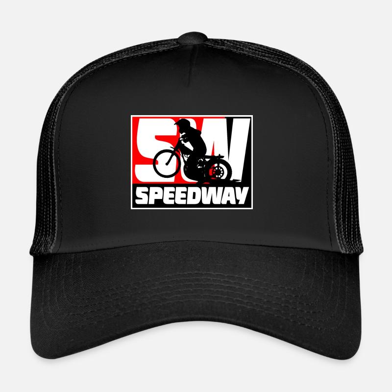 Speedway - Motorcycle Speedway - Trucker Cap - black/black