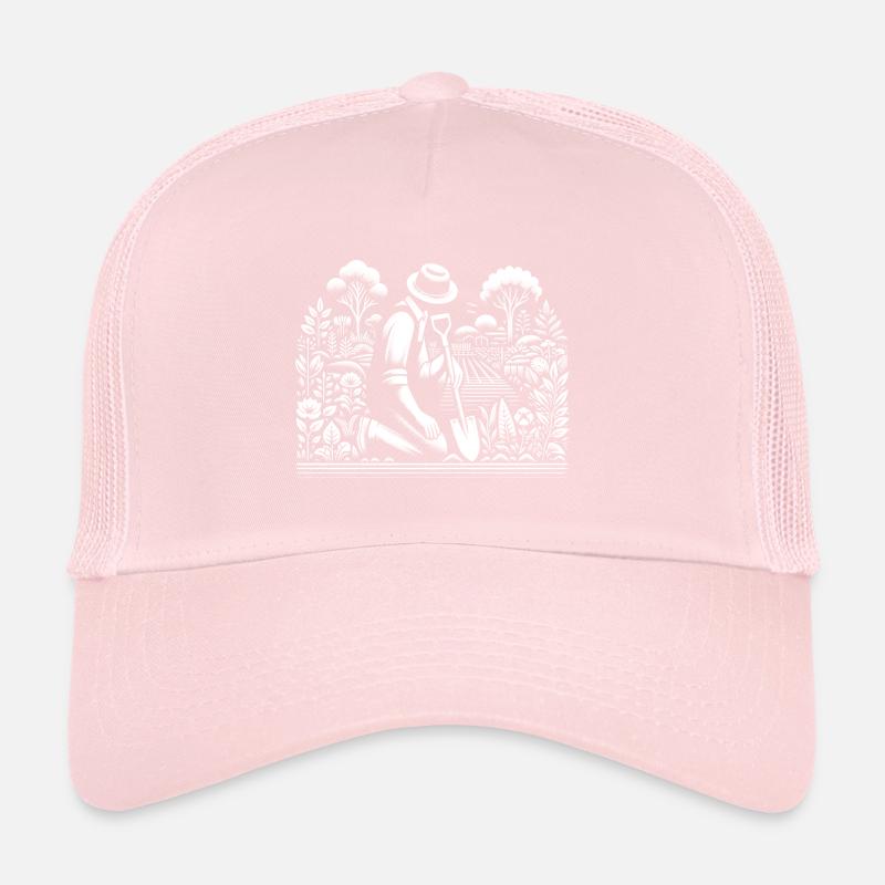 Jardinier au travail Casquette trucker 