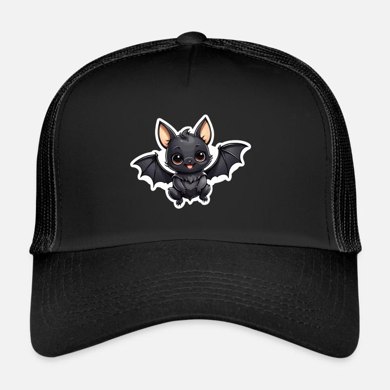 Bat Cute Illustration Trucker Cap