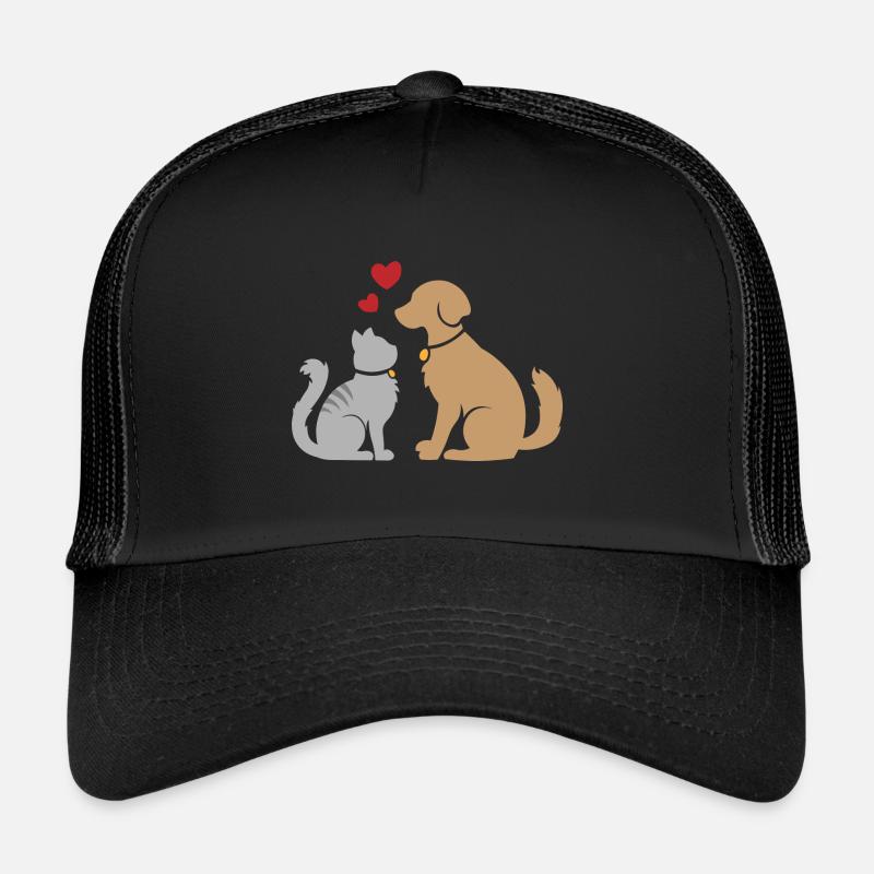 Chat et chien - Chat et chien - Chat et chien Casquette trucker 