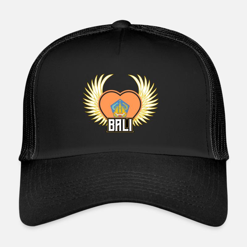 Bali - Casquette trucker  - noir/noir
