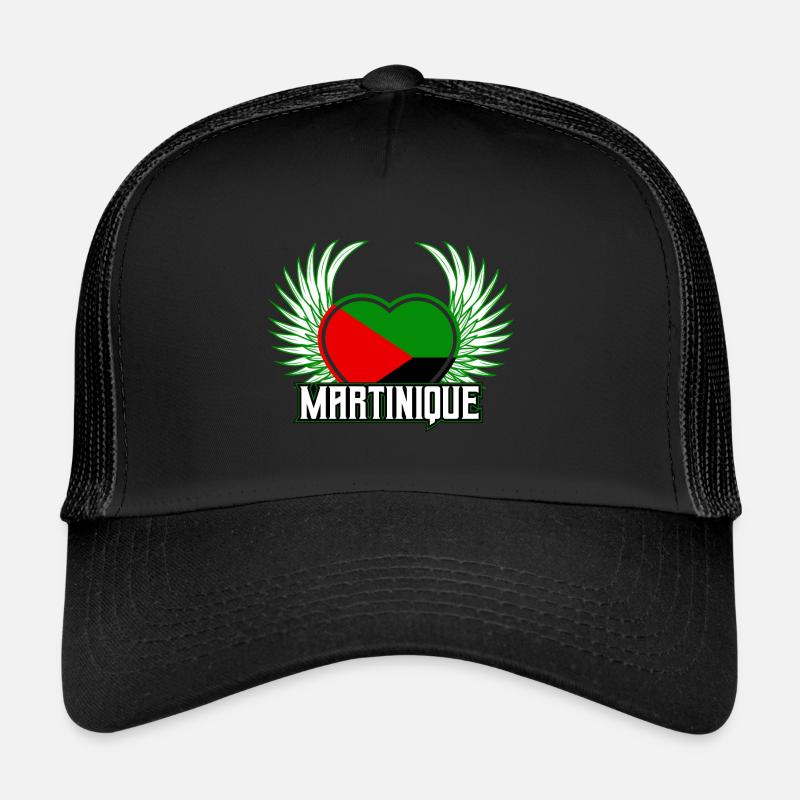 Martinique - Casquette trucker - noir/noir