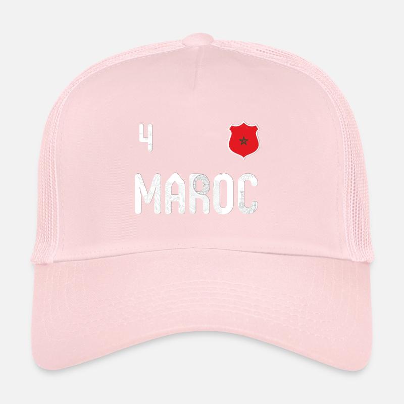 Teeshirt Maroc avec le numéro 4 Casquette trucker 
