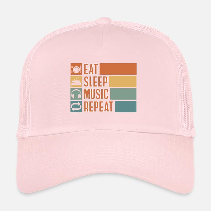 Dj Kopfhörer Lieder Trucker Cap