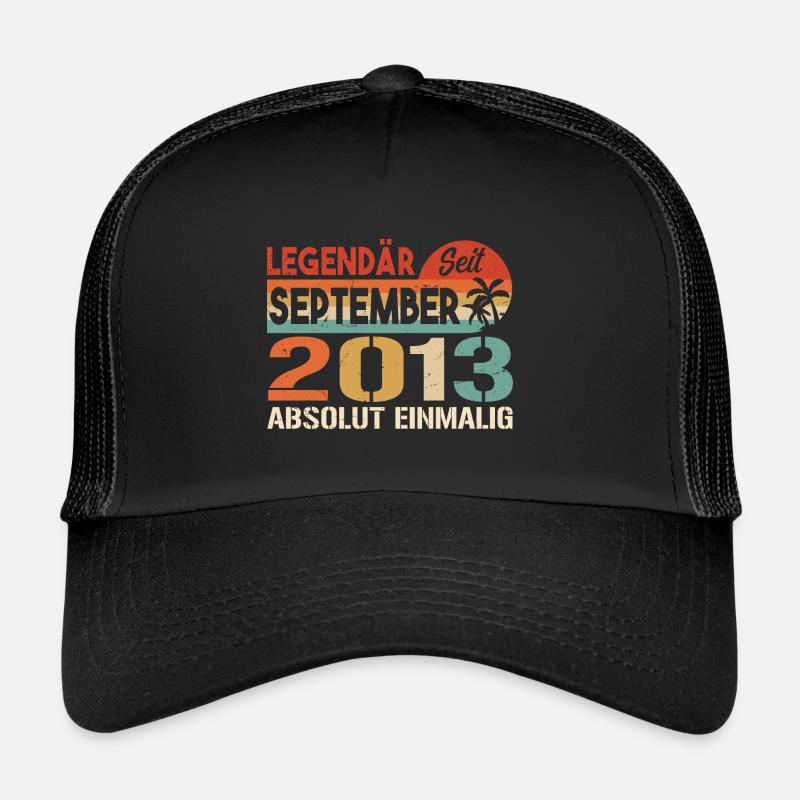 2013 September Vintage Geburtstagsgeschenk 2013 Trucker Cap