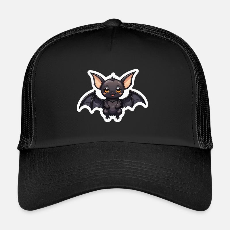Bat Cute Illustration Trucker Cap