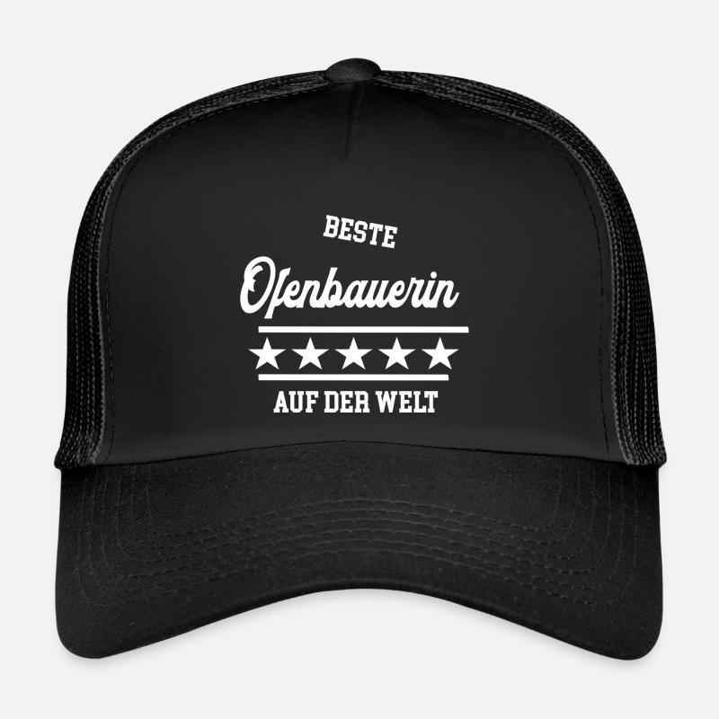Ofenbauerin Handwerkerin Beste Ofenbauer Frau Trucker Cap