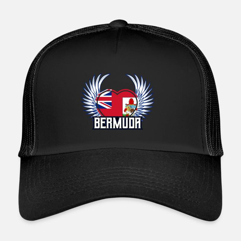 Bermuda - Trucker Cap - Schwarz/Schwarz