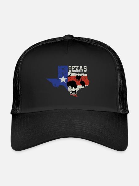 Texas Animaux - Casquette trucker  - noir/noir - Devant