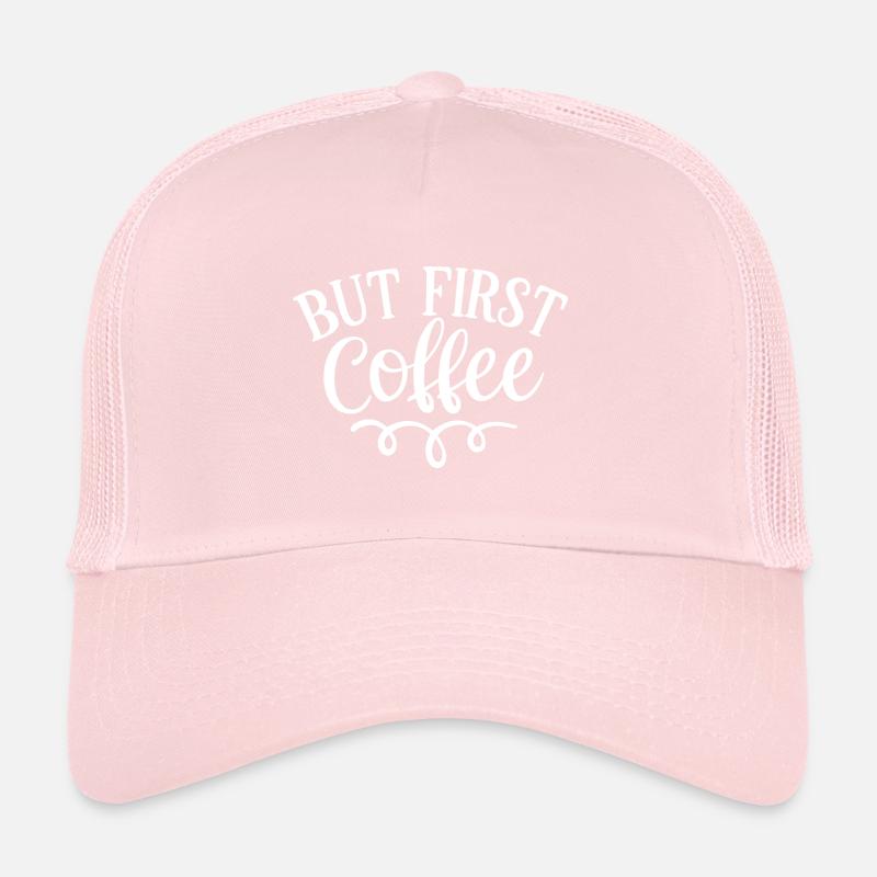 But First Coffee, gift for coffee lovers Trucker Cap