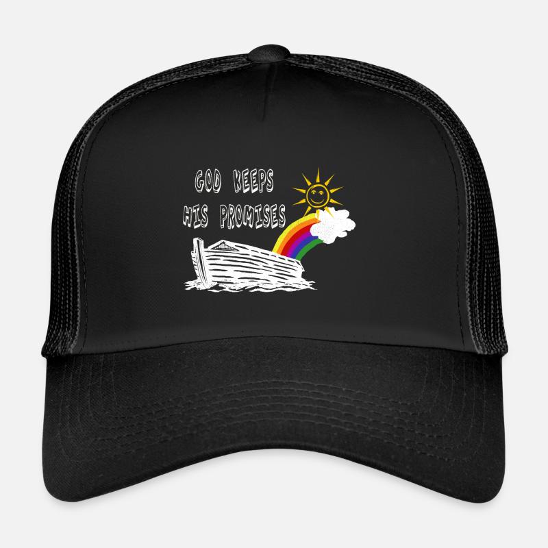 God keeps His promise, Bible, Noah's Ark Trucker Cap