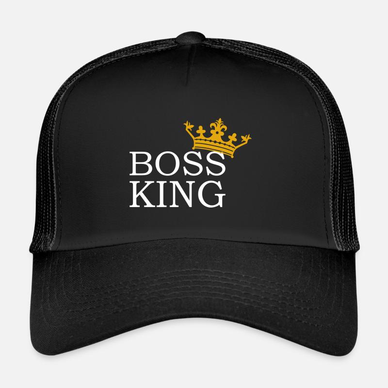 Boss King Cadeau Hommes Roi Casquette trucker 