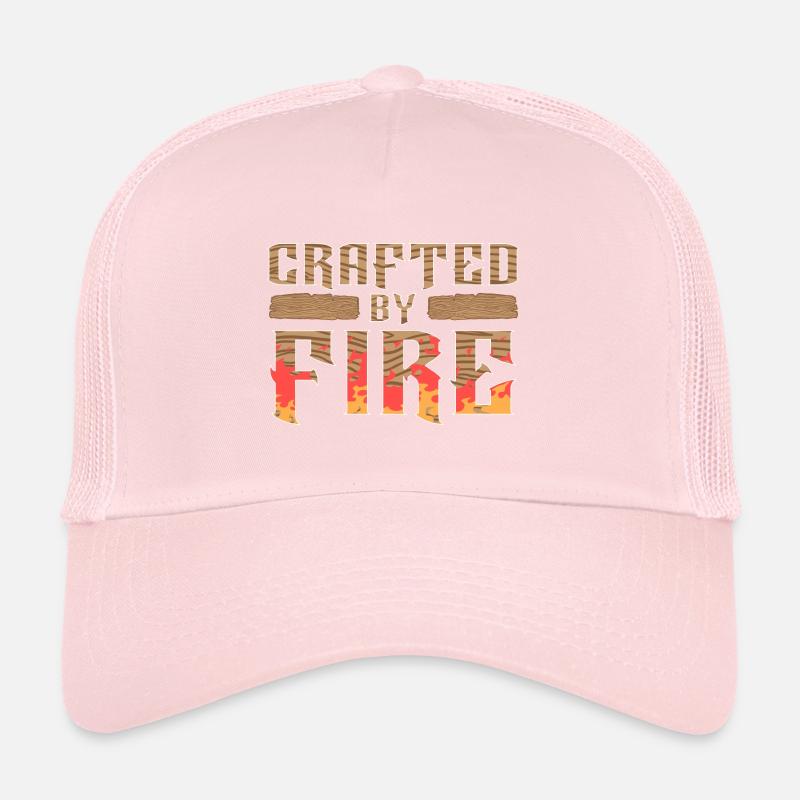 Maître menuisier de la pyrogravure au bois Casquette trucker 