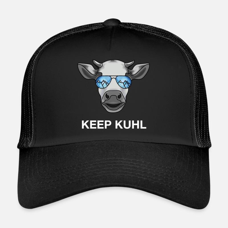 Keep Kuhl - Trucker Cap - Schwarz/Schwarz
