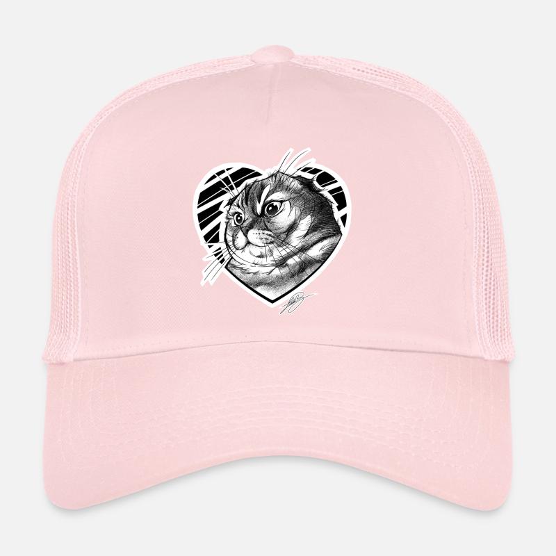 Le chat Crocreto Casquette trucker 