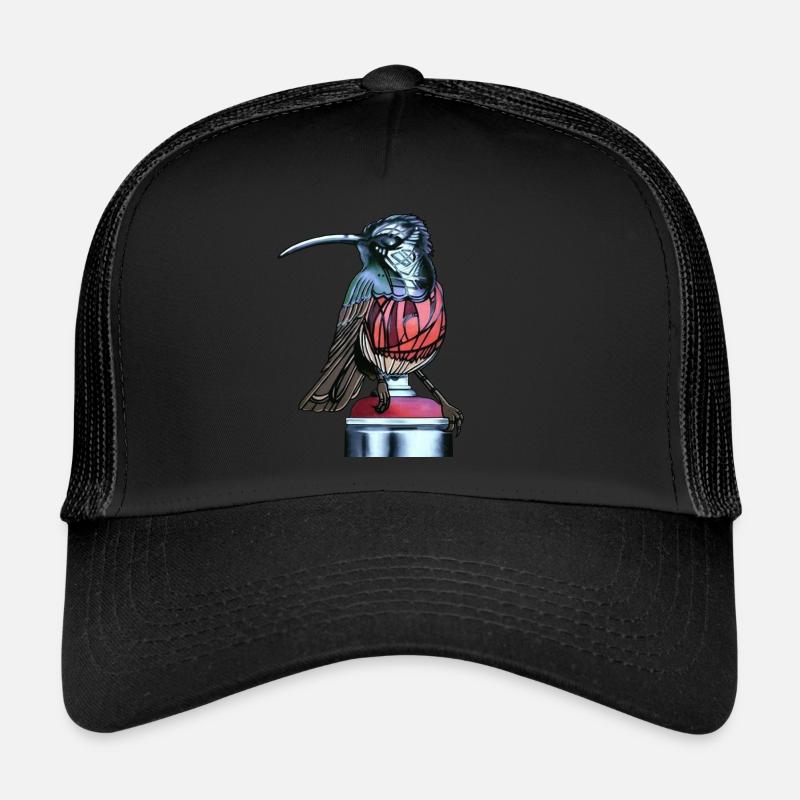 Vogel auf Spraydose Trucker Cap
