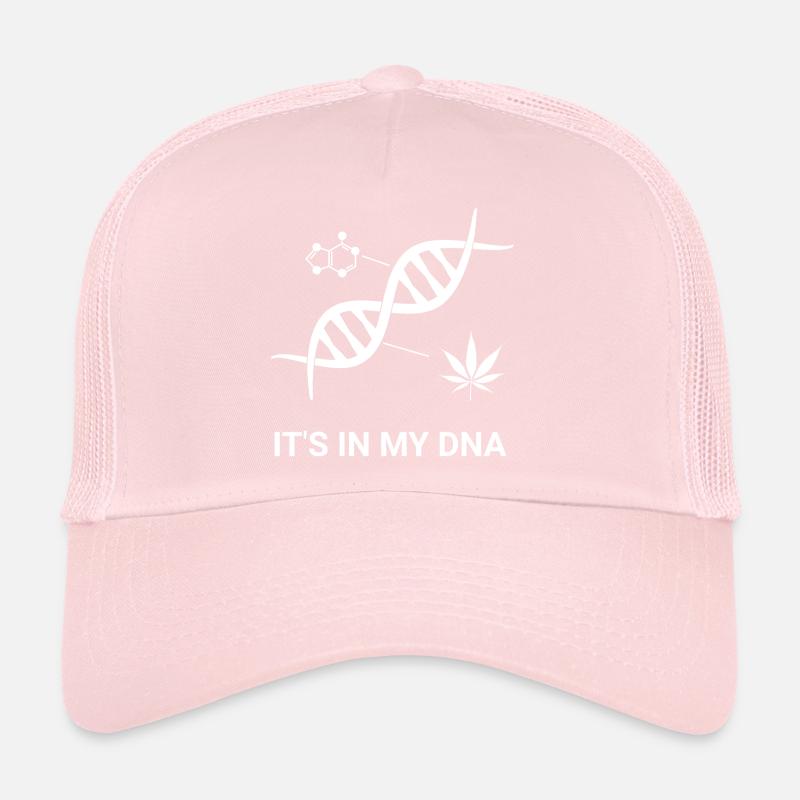 Cannabis leaf DNA Trucker Cap