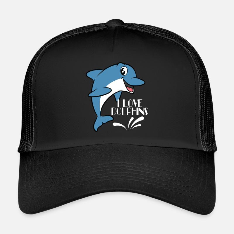 J'aime les dauphins, j'aime les dauphins Tshirt Casquette trucker 