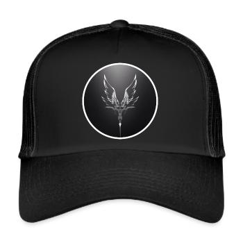 Engel - Trucker Cap - Schwarz/Schwarz - Vorne
