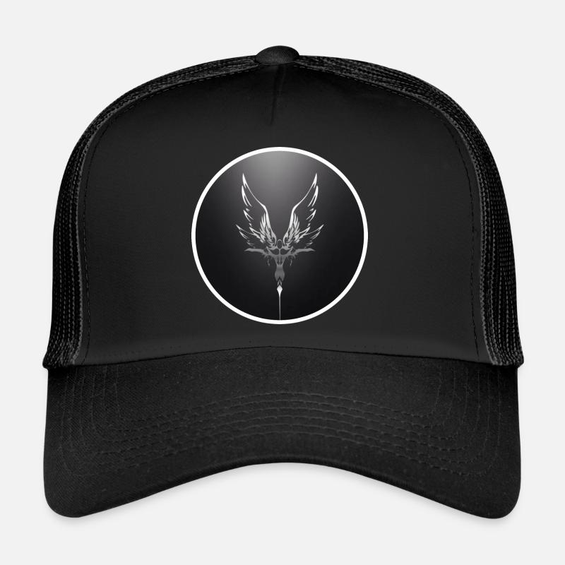 Engel - Trucker Cap - Schwarz/Schwarz