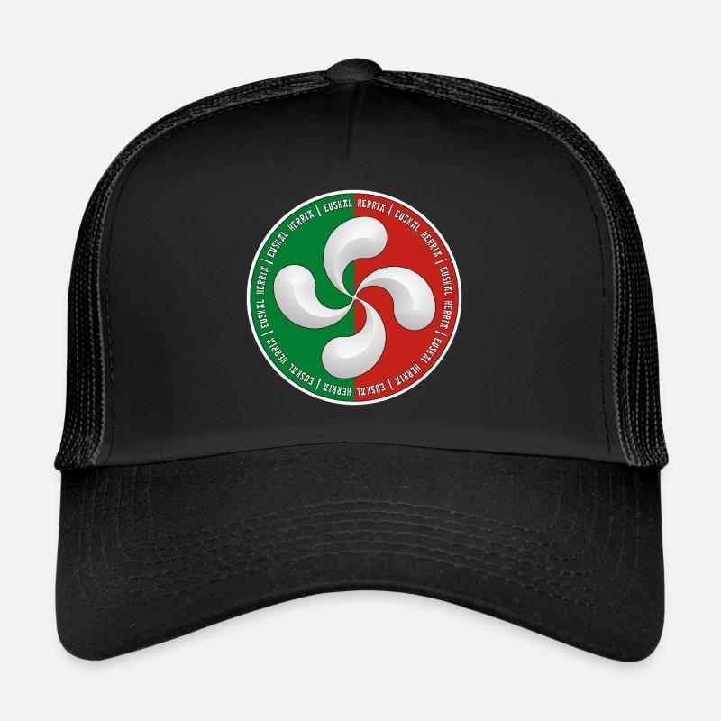 Croix Basque Lauburu Casquette trucker 