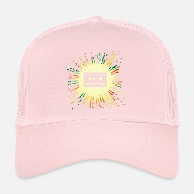 Cassette Cassette compacte Cassette musicale Casquette trucker 