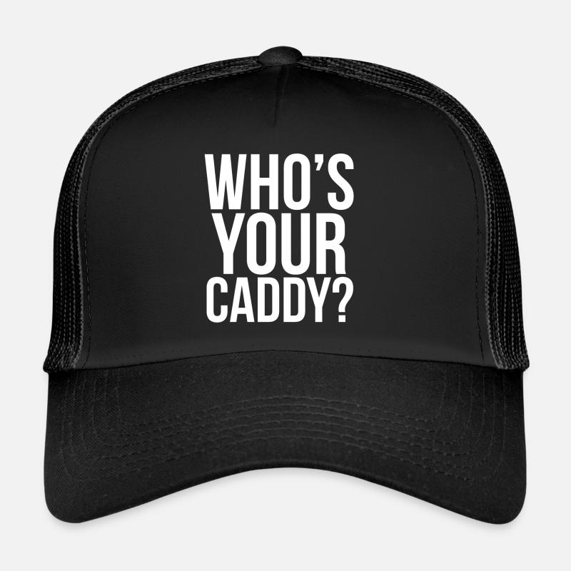 Golf Golfplatz Golfer Sprüche Text Caddy Trucker Cap