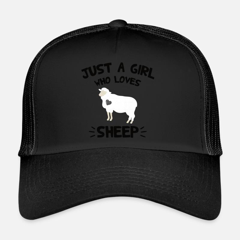 Nur ein Mädchen das ein Schaf mag Trucker Cap