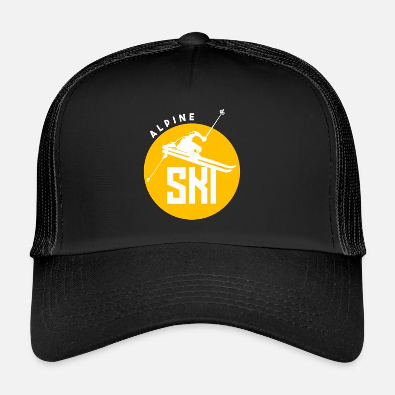 Alpine Ski Trucker Cap