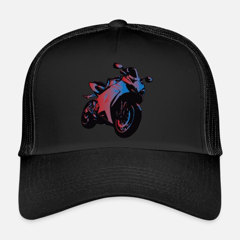 GSXR GIXXER - Trucker Cap - Schwarz/Schwarz