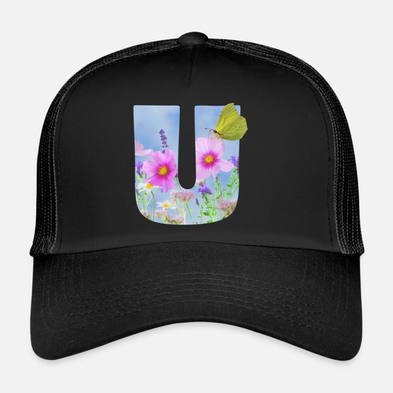 fleurs de printemps papillon u Casquette trucker 