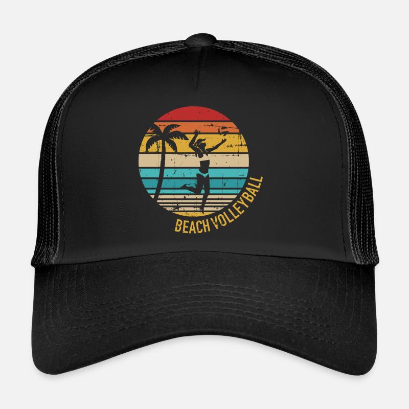beach volleyball Trucker Cap