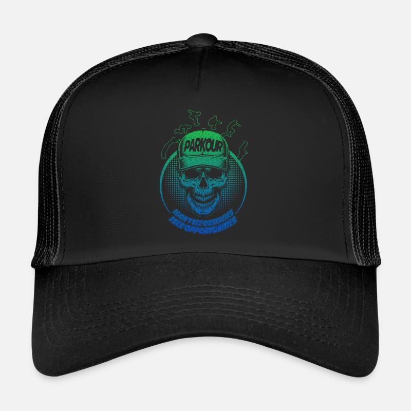 Parkour Freerunner Traceur Le Parcour - Trucker Cap - black/black