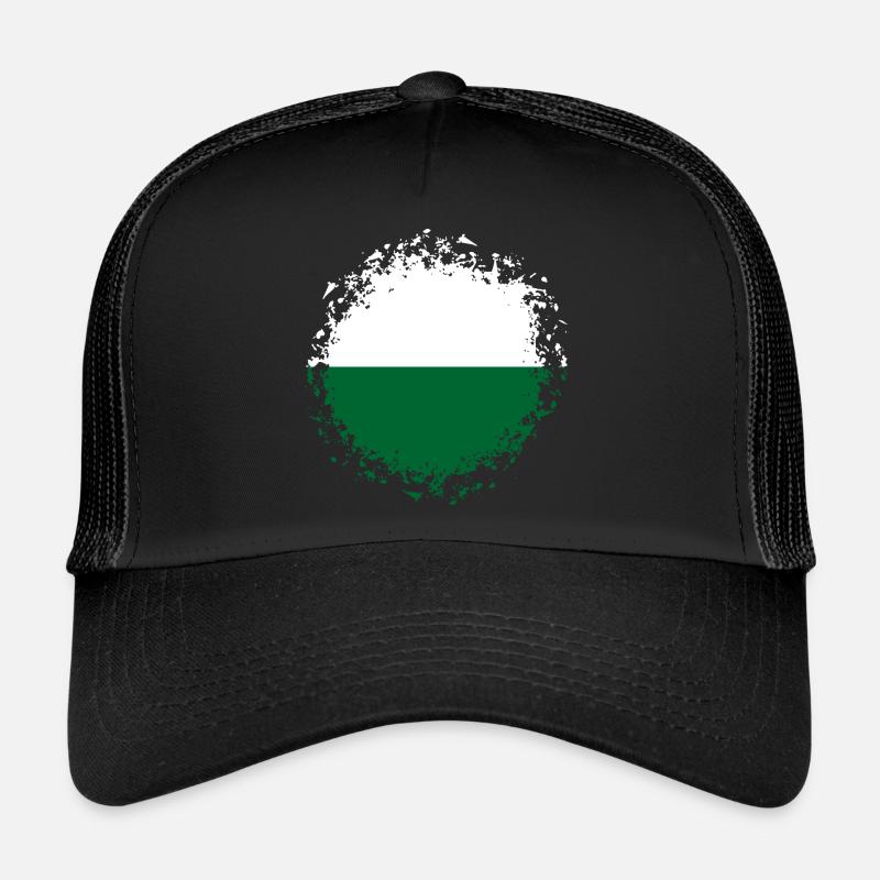 Saxe drapeau Drapeau Saxon Ossi Vacances SN Casquette trucker 