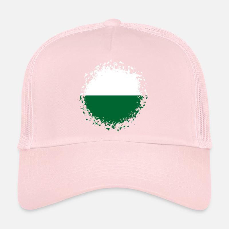 Saxe drapeau Drapeau Saxon Ossi Vacances SN Casquette trucker 